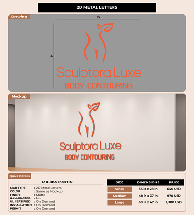 CUSTOM MOCKUP SIGN FOR Monika Martin
