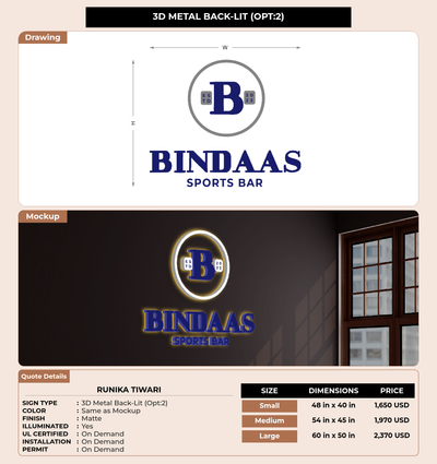 CUSTOM MOCKUP SIGN FOR Runika Tiwari