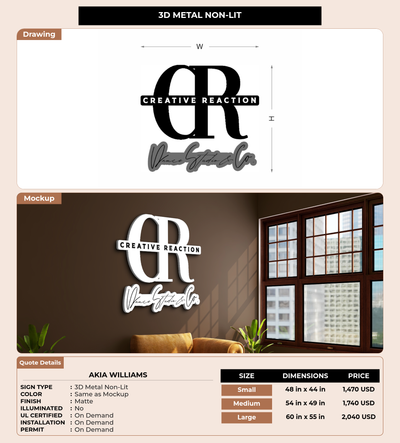 CUSTOM MOCKUP SIGN FOR Akia Williams