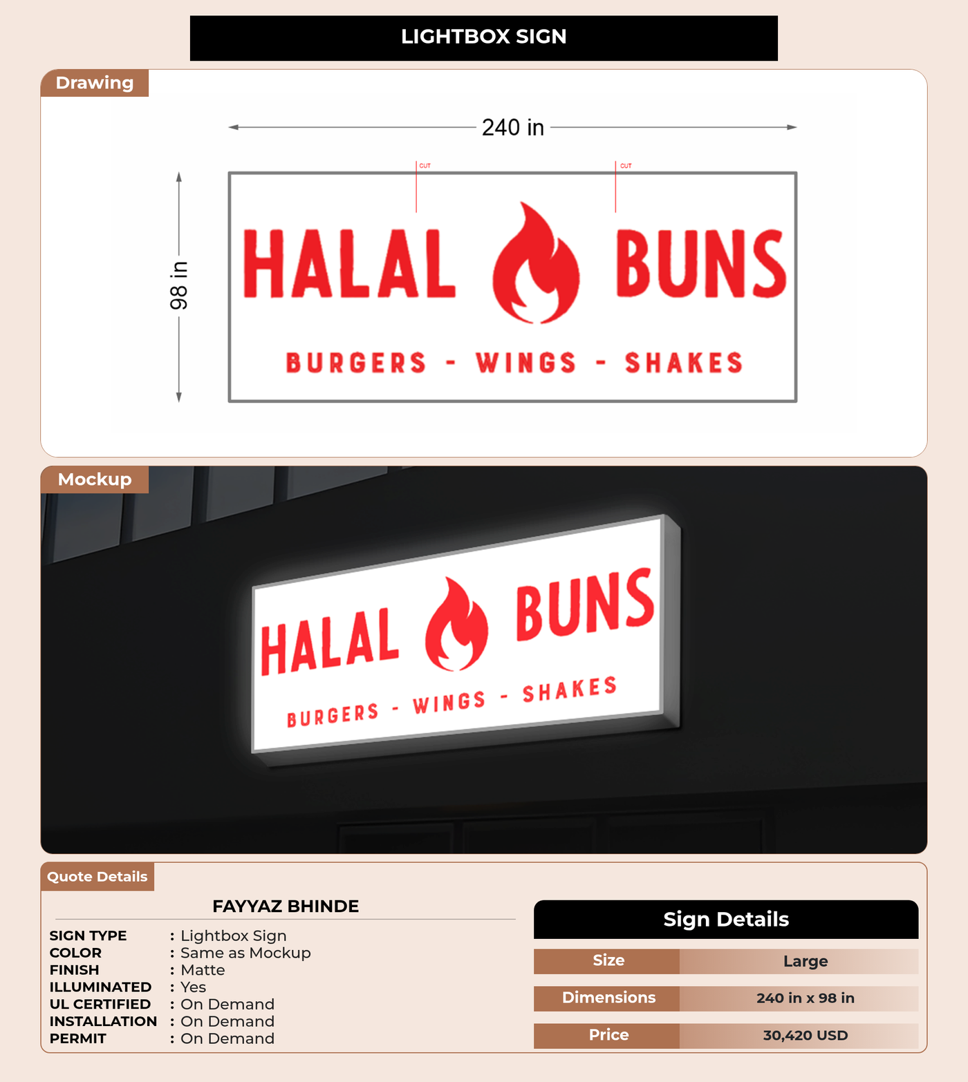 CUSTOM MOCKUP SIGN FOR Fayyaz Bhinde
