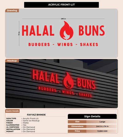 CUSTOM MOCKUP SIGN FOR Fayyaz Bhinde