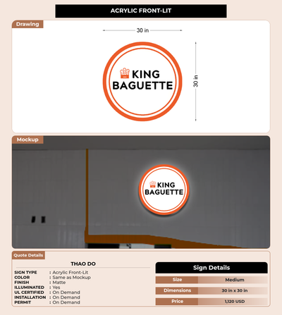 CUSTOM MOCKUP SIGN FOR Thao Do