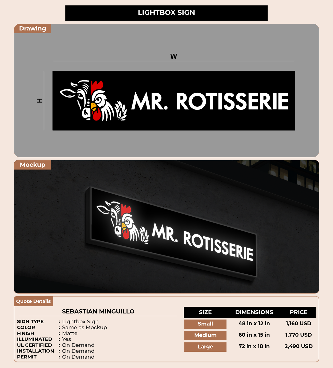 CUSTOM MOCKUP SIGN FOR Sebastian Minguillo