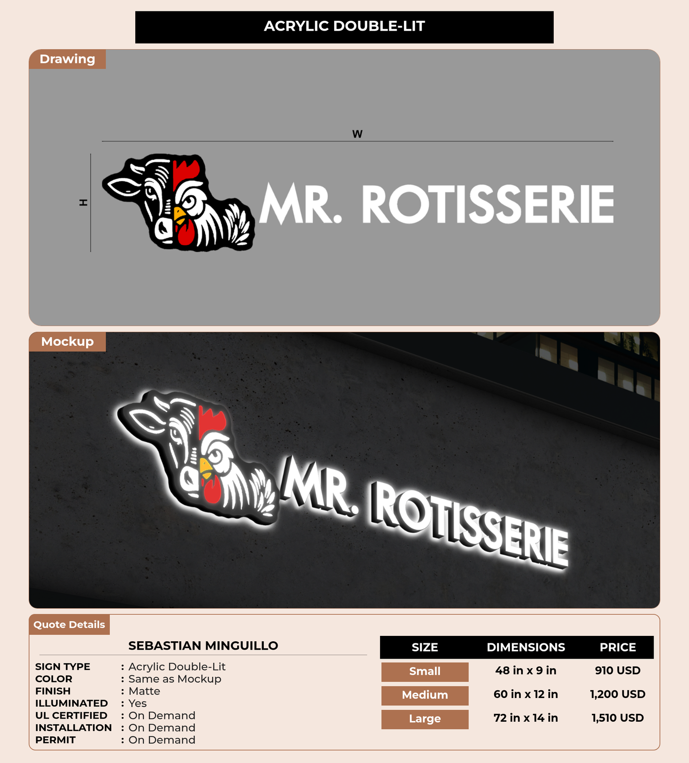 CUSTOM MOCKUP SIGN FOR Sebastian Minguillo