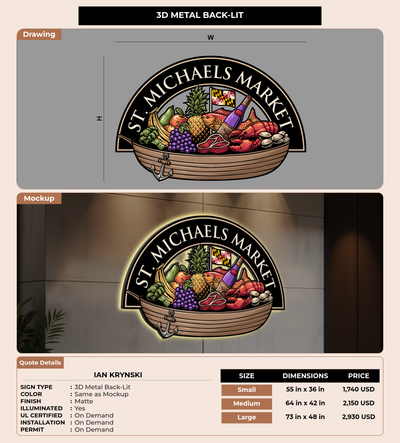 CUSTOM MOCKUP SIGN FOR Ian Krynski