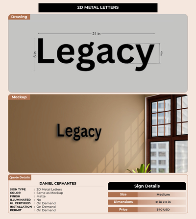 CUSTOM MOCKUP SIGN FOR Daniel Cervantes