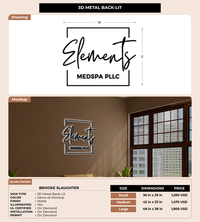 CUSTOM MOCKUP SIGN FOR Brooke Slaughter