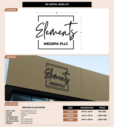 CUSTOM MOCKUP SIGN FOR Brooke Slaughter