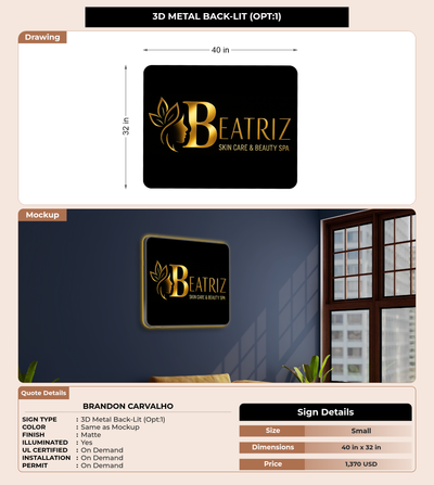 CUSTOM MOCKUP SIGN FOR Brandon Carvalho