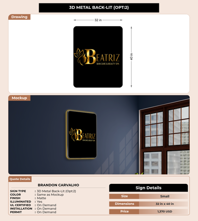 CUSTOM MOCKUP SIGN FOR Brandon Carvalho
