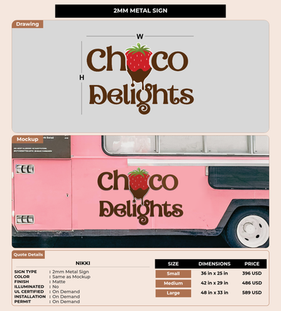 CUSTOM MOCKUP SIGN FOR Nikki