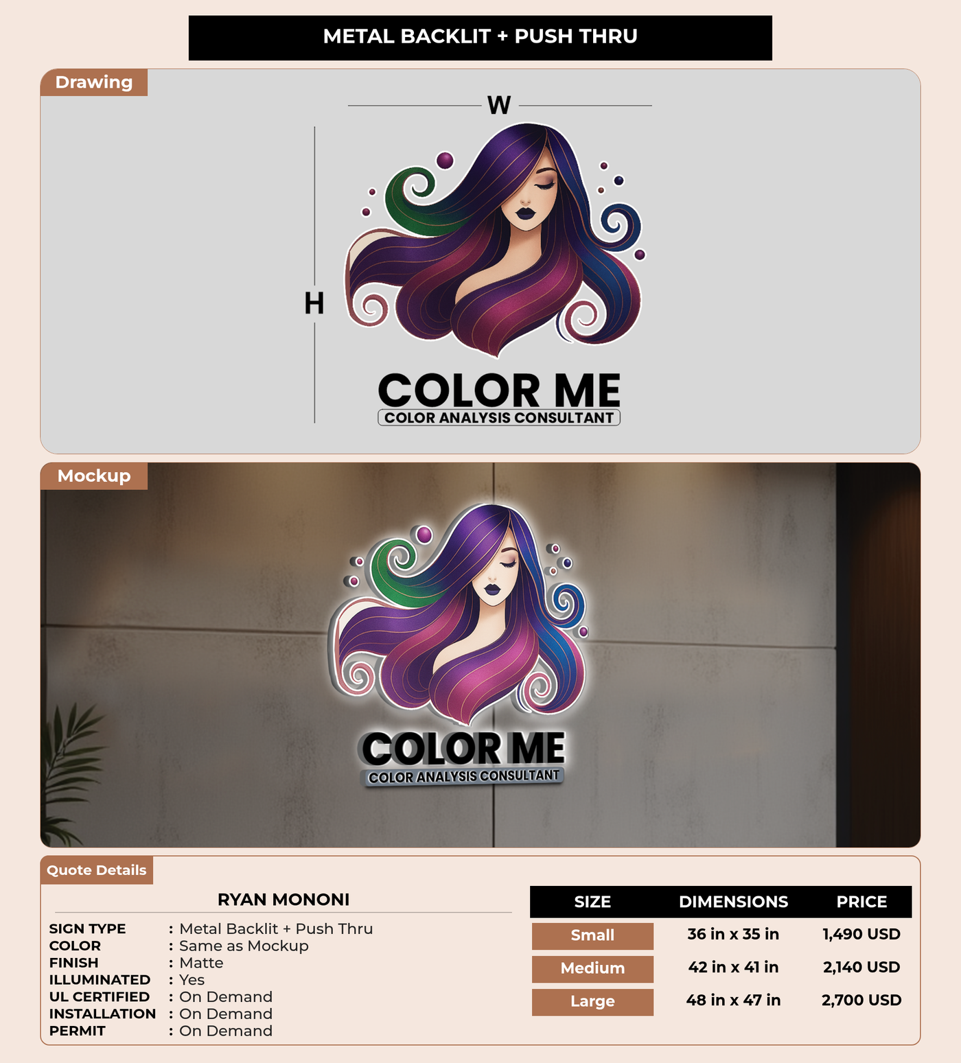 CUSTOM MOCKUP SIGN FOR Ryan Mononi
