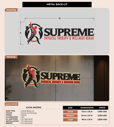 CUSTOM MOCKUP SIGN FOR Ilicia Mathis