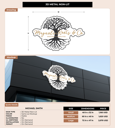 CUSTOM MOCKUP SIGN FOR Michael Smith