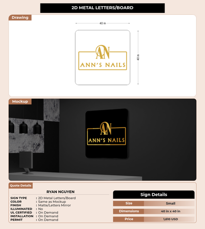 CUSTOM MOCKUP SIGN FOR Ryan Nguyen