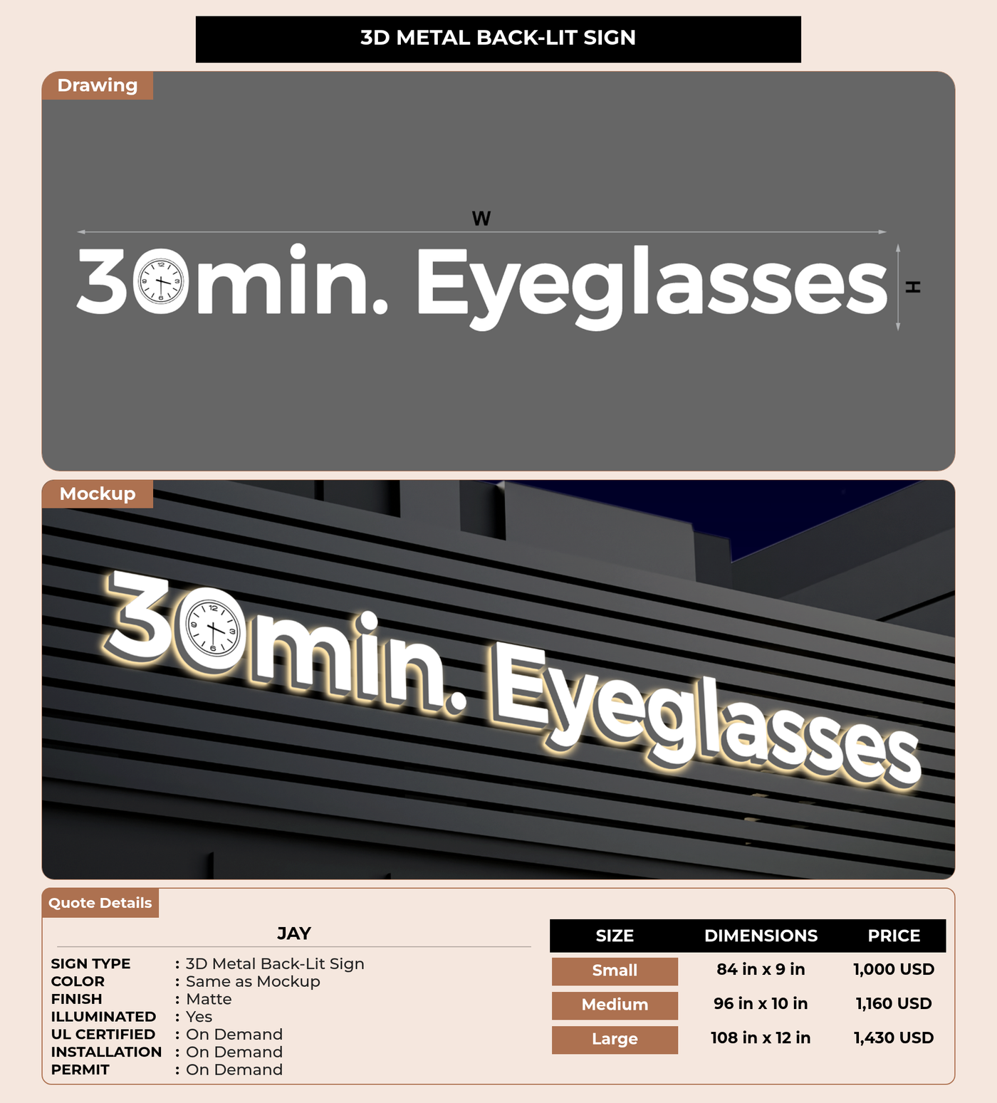 CUSTOM MOCKUP SIGN FOR Jay