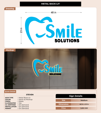CUSTOM MOCKUP SIGN FOR Steven