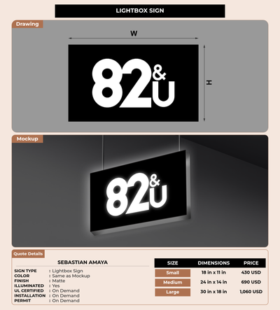 CUSTOM MOCKUP SIGN FOR Sebastian Amaya