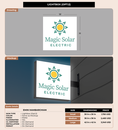 CUSTOM MOCKUP SIGN FOR Emin Hambarchian