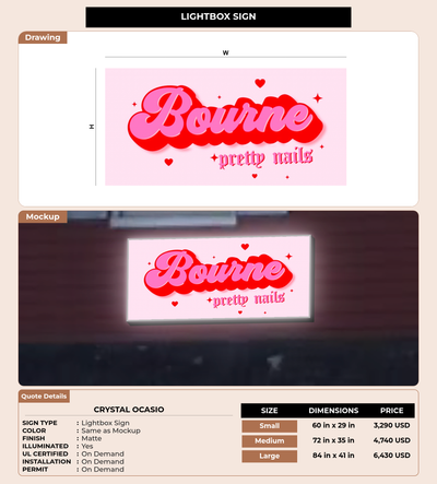 CUSTOM MOCKUP SIGN FOR Crystal Ocasio