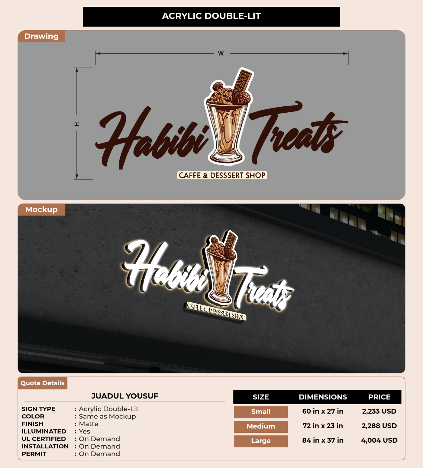 CUSTOM MOCKUP SIGN FOR Juadul Yousuf