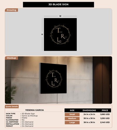 CUSTOM MOCKUP SIGN FOR Yesenia Garcia