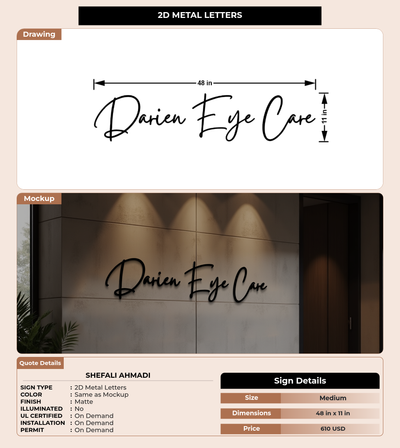 CUSTOM MOCKUP SIGN FOR Shefali Ahmadi
