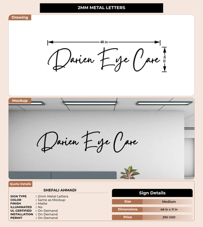 CUSTOM MOCKUP SIGN FOR Shefali Ahmadi