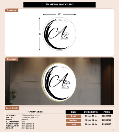 CUSTOM MOCKUP SIGN FOR Maliha Jeba