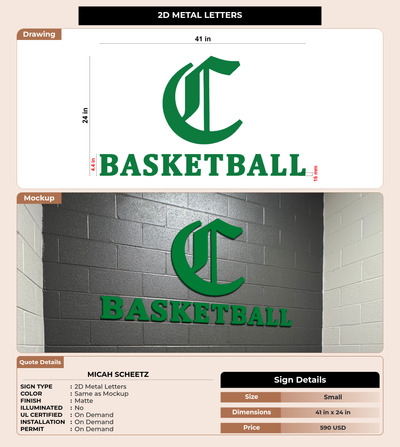 CUSTOM MOCKUP SIGN FOR Micah Scheetz