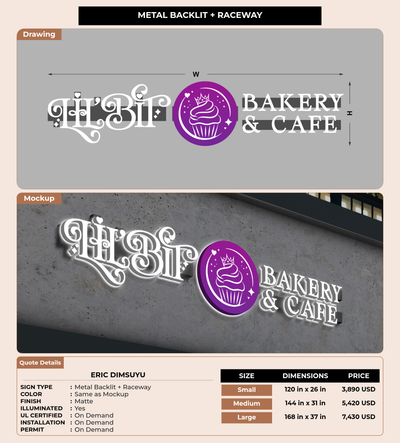 CUSTOM MOCKUP SIGN FOR eric dimsuyu