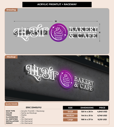 CUSTOM MOCKUP SIGN FOR eric dimsuyu