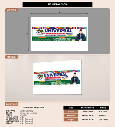 CUSTOM MOCKUP SIGN FOR FERNANDO PUERIE