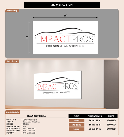 CUSTOM MOCKUP SIGN FOR Ryan Cottrell