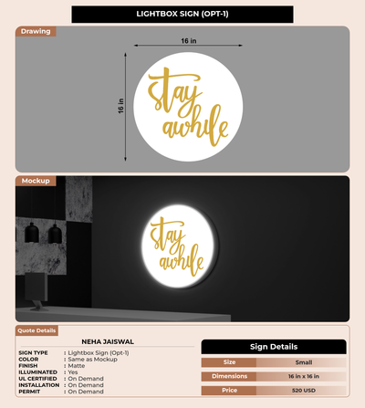 CUSTOM MOCKUP SIGN FOR Neha Jaiswal