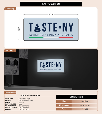 CUSTOM MOCKUP SIGN FOR Adam Rakhmanov