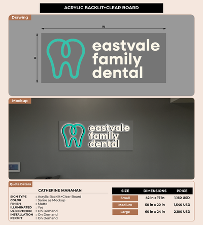 CUSTOM MOCKUP SIGN FOR Catherine Manahan