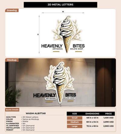 CUSTOM MOCKUP SIGN FOR WASIM  ALBITTAR