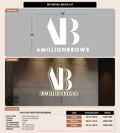 CUSTOM MOCKUP SIGN FOR Aaliyah Walter-Drobiak