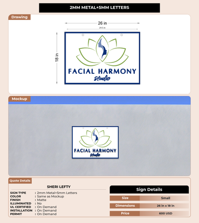 CUSTOM MOCKUP SIGN FOR Sheri Lefty