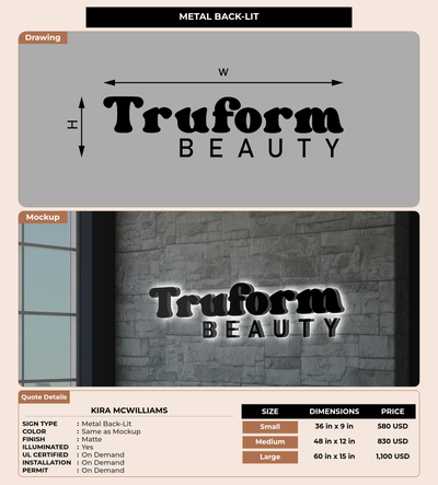 CUSTOM MOCKUP SIGN FOR Kira Mcwilliams