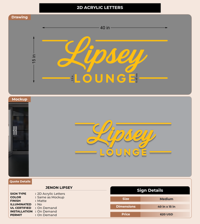 CUSTOM MOCKUP SIGN FOR Jenon Lipsey