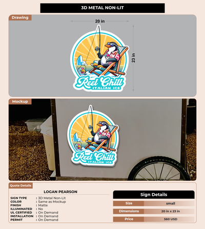CUSTOM MOCKUP SIGN FOR Logan Pearson