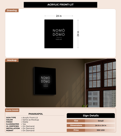 CUSTOM MOCKUP SIGN FOR phakkapol