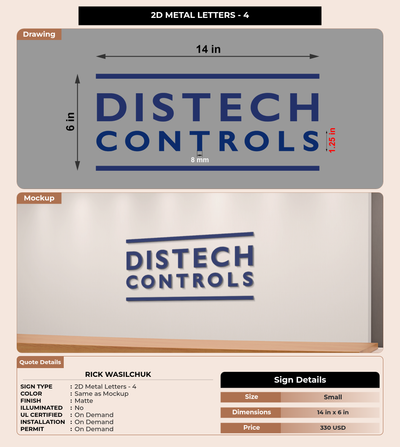 CUSTOM MOCKUP SIGN FOR Rick Wasilchuk