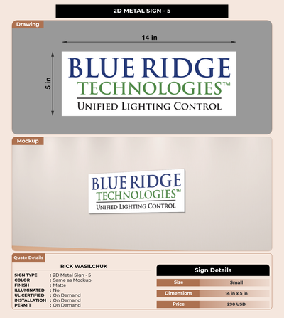 CUSTOM MOCKUP SIGN FOR Rick Wasilchuk