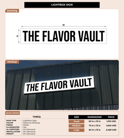 CUSTOM MOCKUP SIGN FOR TAREQ