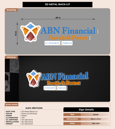 CUSTOM MOCKUP SIGN FOR Alex Abuyuan