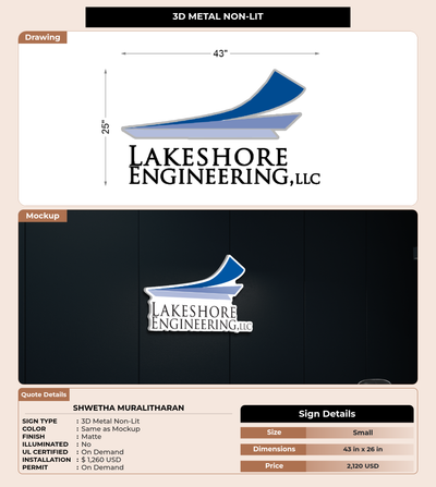 CUSTOM MOCKUP SIGN FOR Shwetha Muralitharan