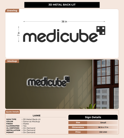 CUSTOM MOCKUP SIGN FOR Lainie